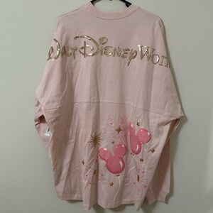 Disney World Pink Balloon Sweatshirt Size M